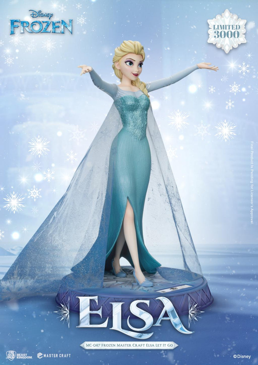 LA REINE DES NEIGES - Elsa "Let It Go" - Statuette Master Craft 40cm