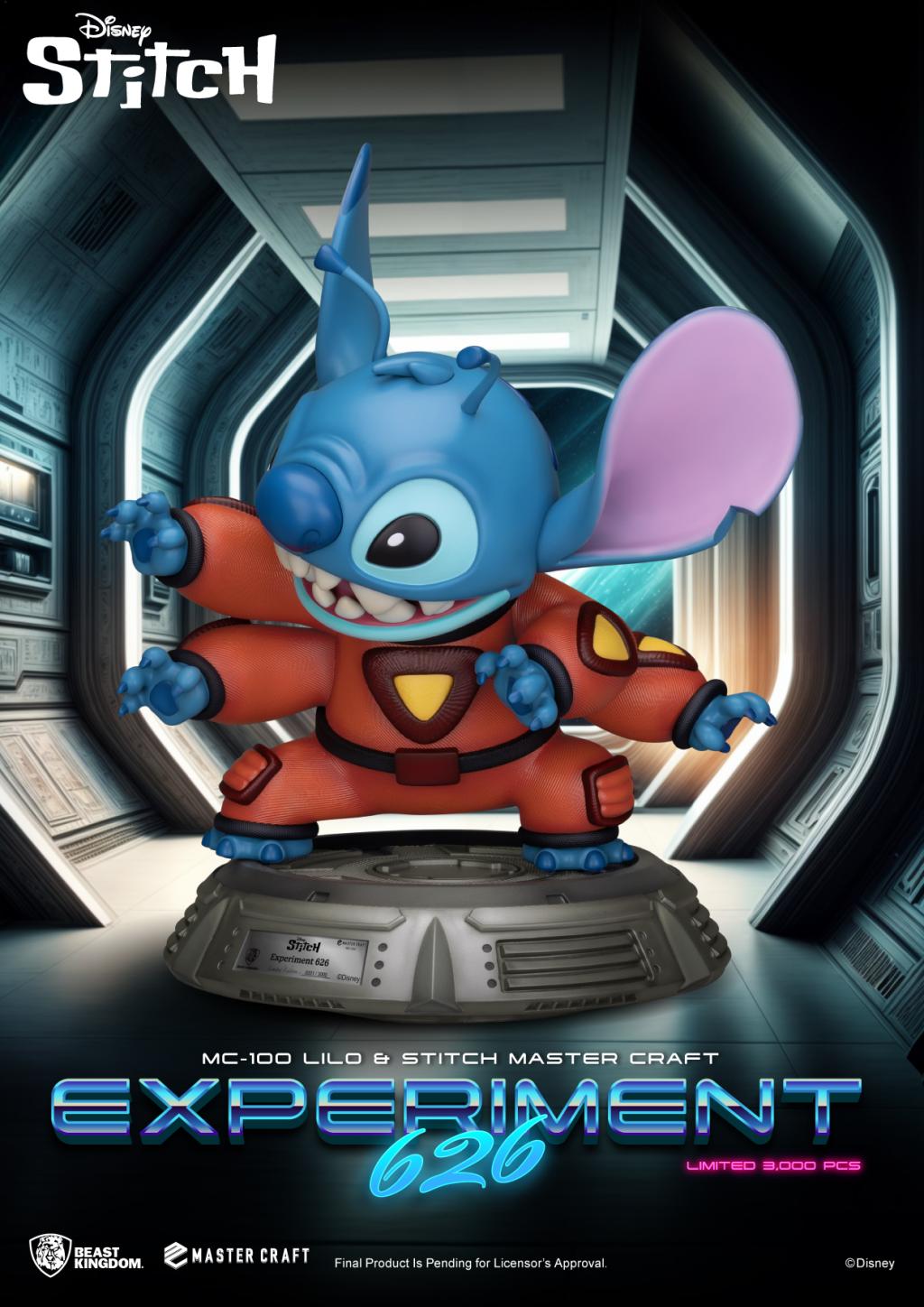 DISNEY - Stitch Experiment 626 - Statuette Master Craft 39 cm