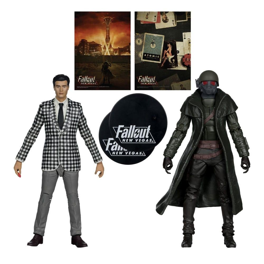 FALLOUT NEW VEGAS - Riot Ranger Armor & Benny - Pack 2 Figurine 18cm