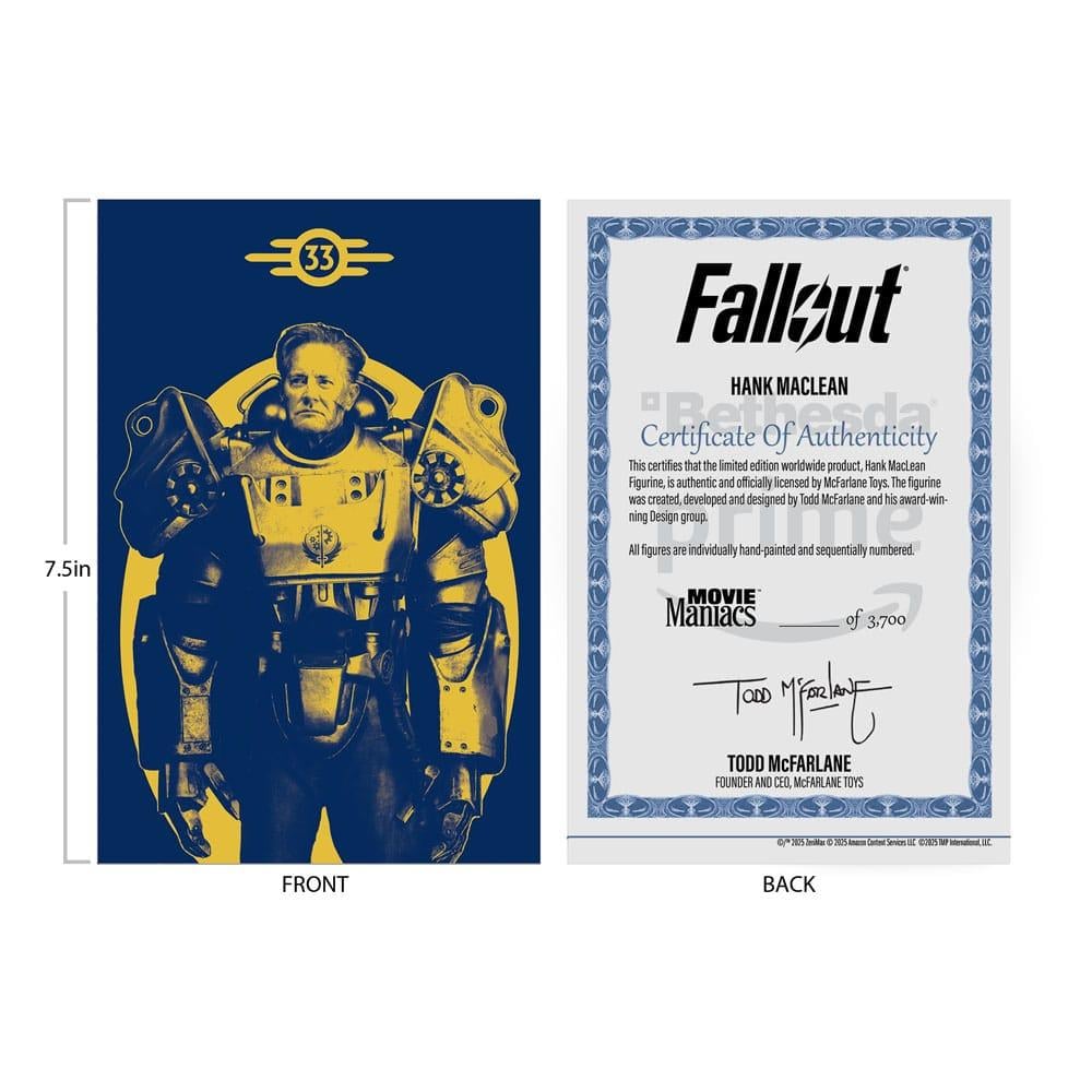 FALLOUT - Hank Maclean (Saison 2) - Figurine Movie Maniacs 17cm