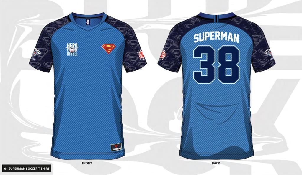 SUPERMAN - Superman 38 - Maillot de Foot Homme (L)