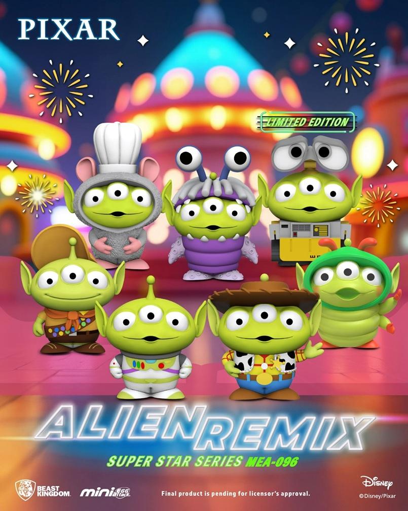 PIXAR - Alien Remix Super Star Series - Set 6 Figurine 8 cm