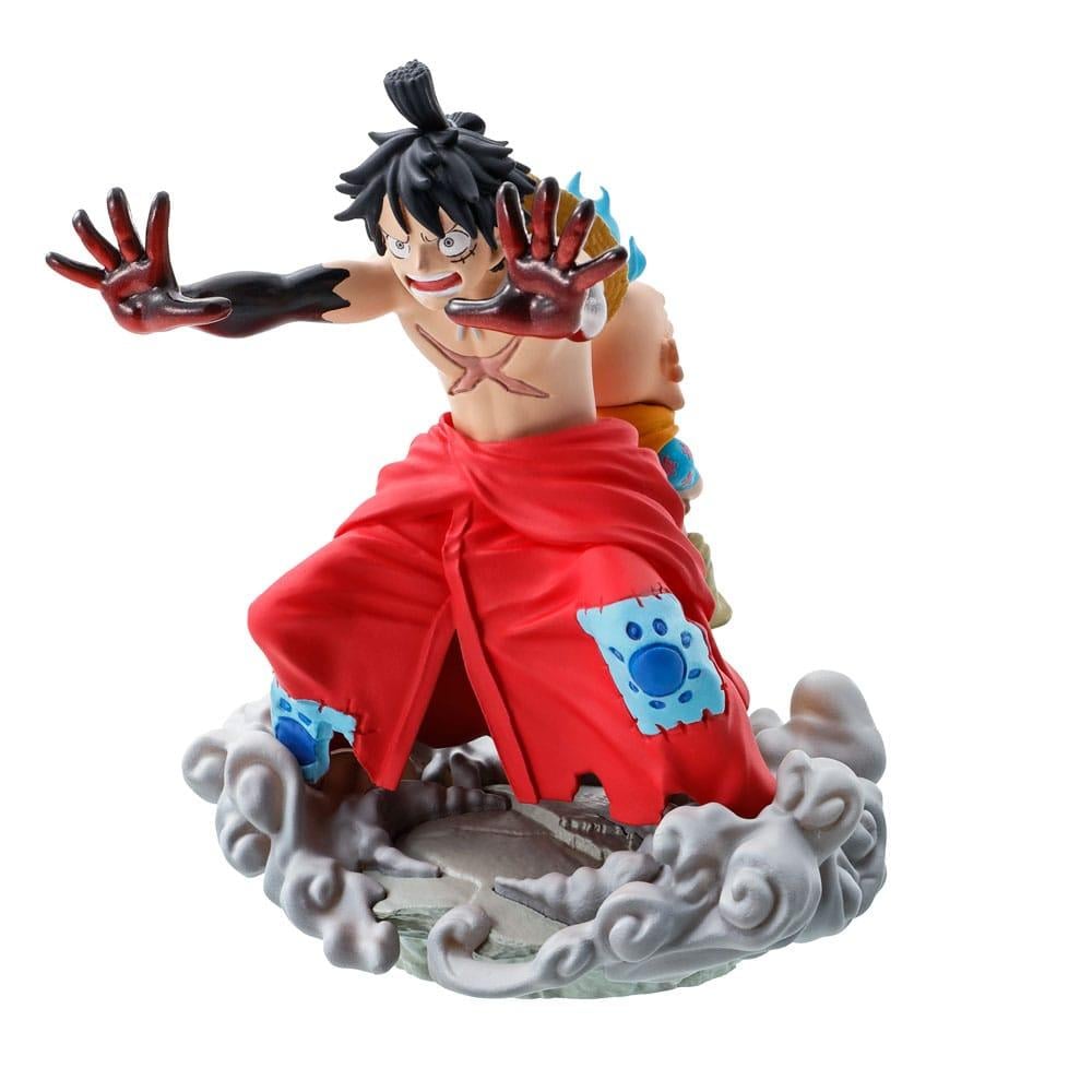 ONE PIECE - Logbox Re Birth Wanokuni - Set 4 Statuettes Petitrama 9cm