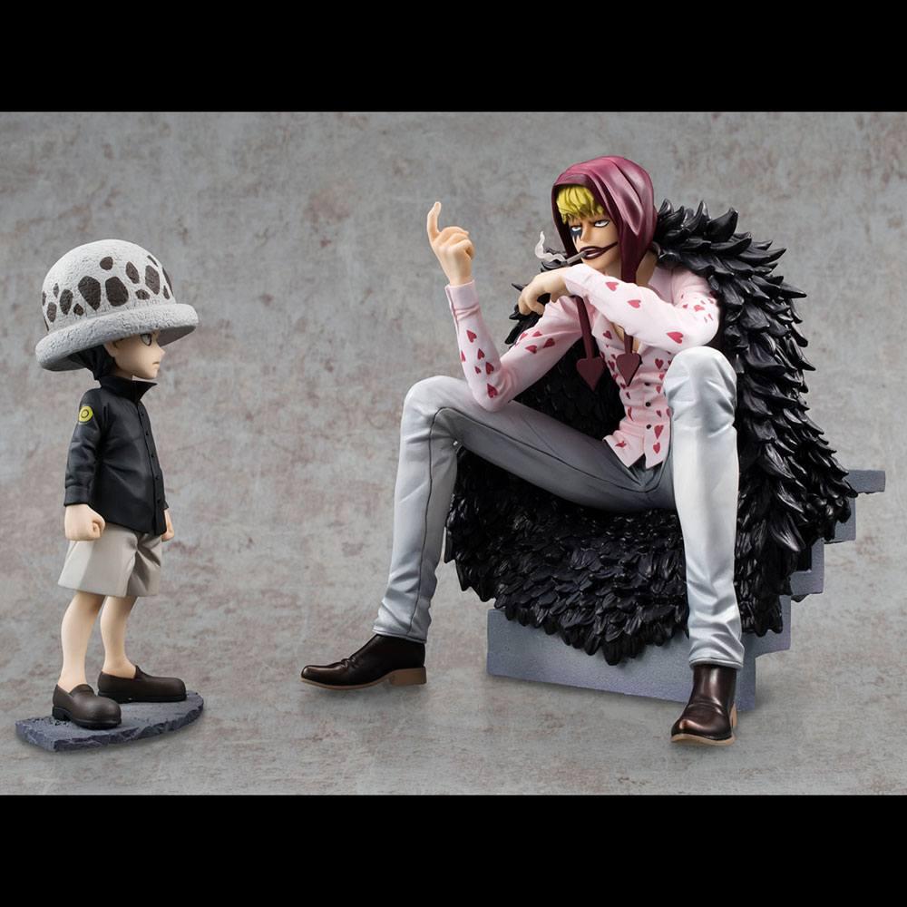 ONE PIECE - Corazon & Law - Statue Excellent Model Li. Ed. P.O.P. 17cm