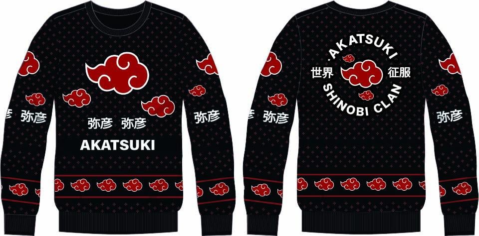 NARUTO - Akatsuki - Pull de Noël Homme (XXL)