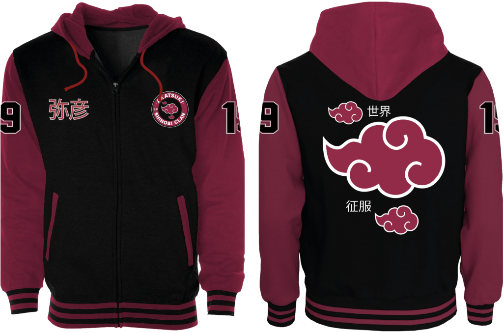 NARUTO SHIPPUDEN - Akatsuki - Blouson Teddy (S)