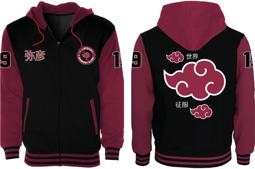 NARUTO SHIPPUDEN - Akatsuki - Blouson Teddy (S)