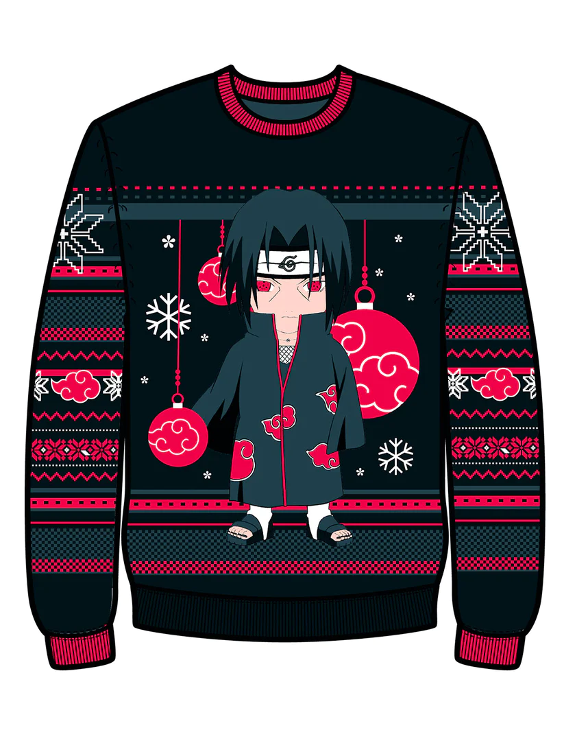 NARUTO - Itachi - Pull de Noël Homme (XS)