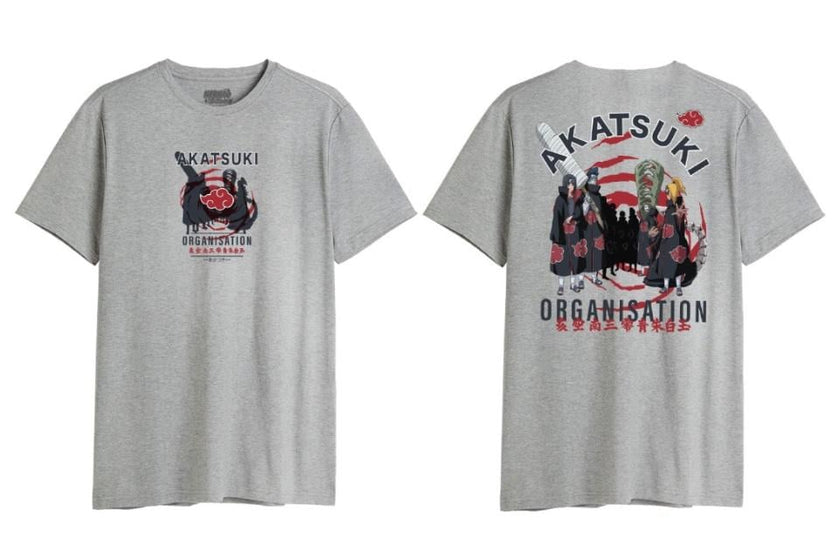 NARUTO - Organisation Akatsuki - T-Shirt Homme (XXL)