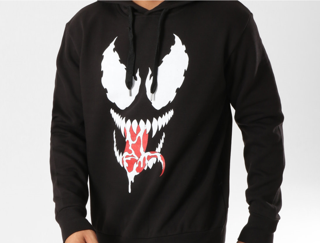 MARVEL - Dark Venom Face - Sweat-Shirt Homme (XXL)