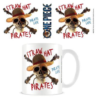 ONE PIECE NETFLIX - Mug - 315 ml -Embleme Pirate Chapeau de Paille