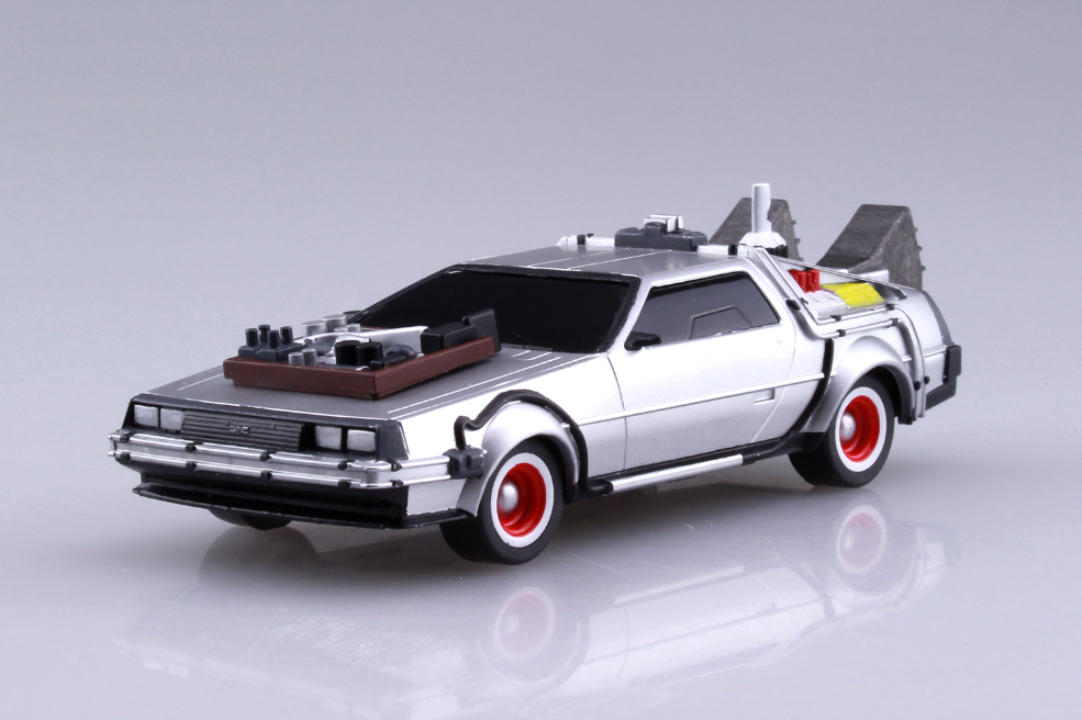 RETOUR VERS LES FUTUR 3 - Delorean - Model Kit 1/43 10cm