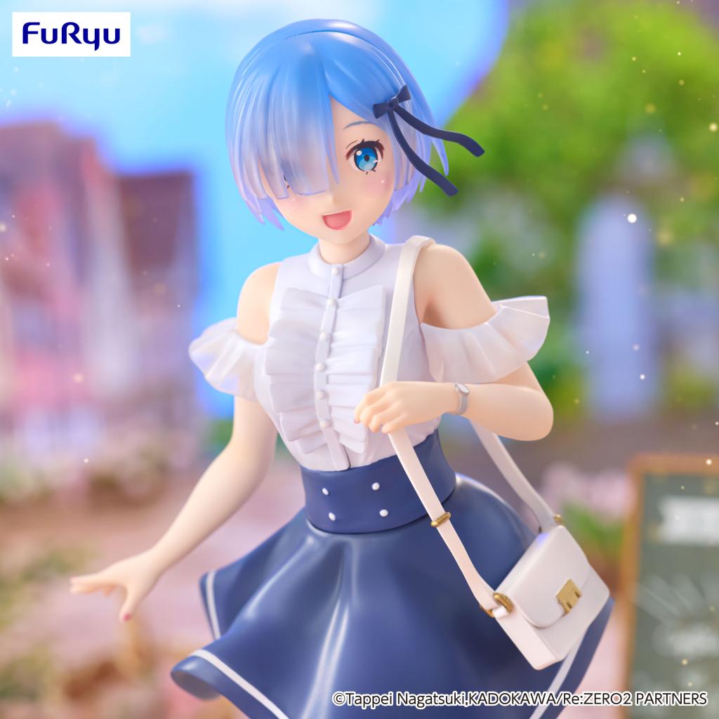 RE ZERO - Rem "Date Plan" - Statuette Trio-Try-It 21cm