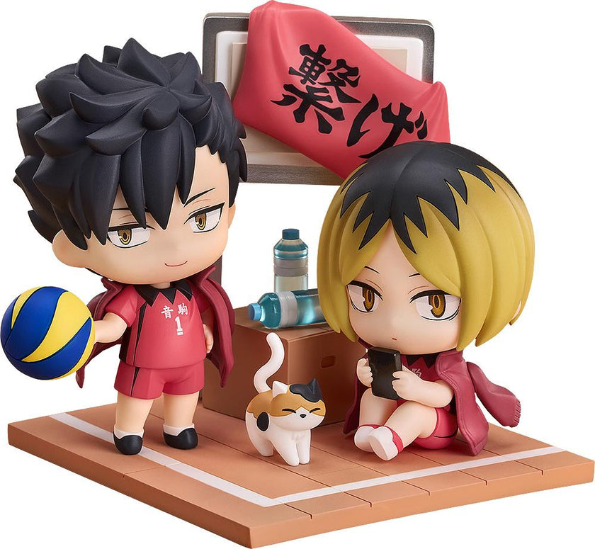 HAIKYU!! - Tetsuro Kuroo & Kenma Kozume - Figurines Qset+ 8.4cm