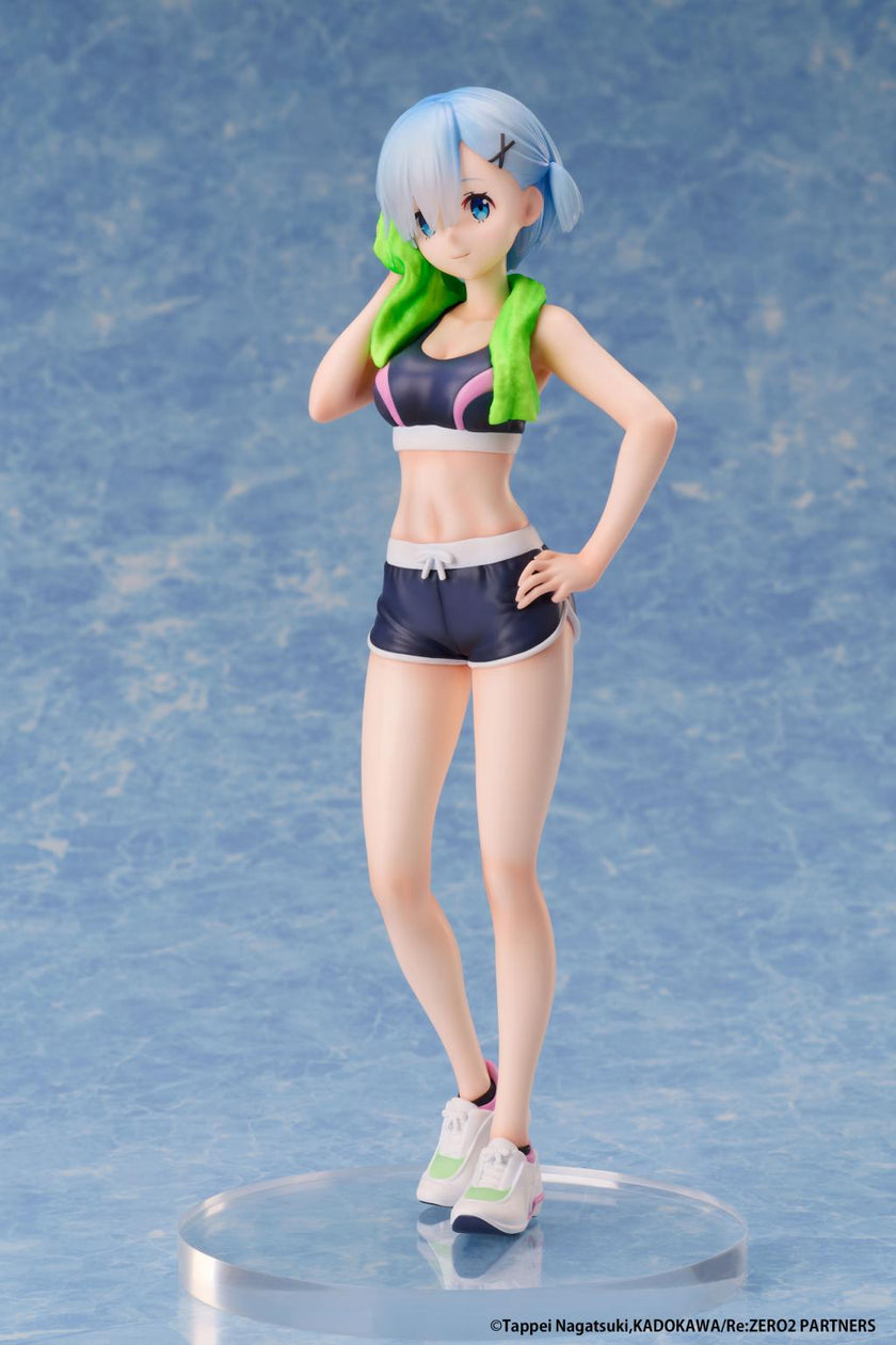 RE ZERO - Rem "Sport Wear" - Statuette 23cm