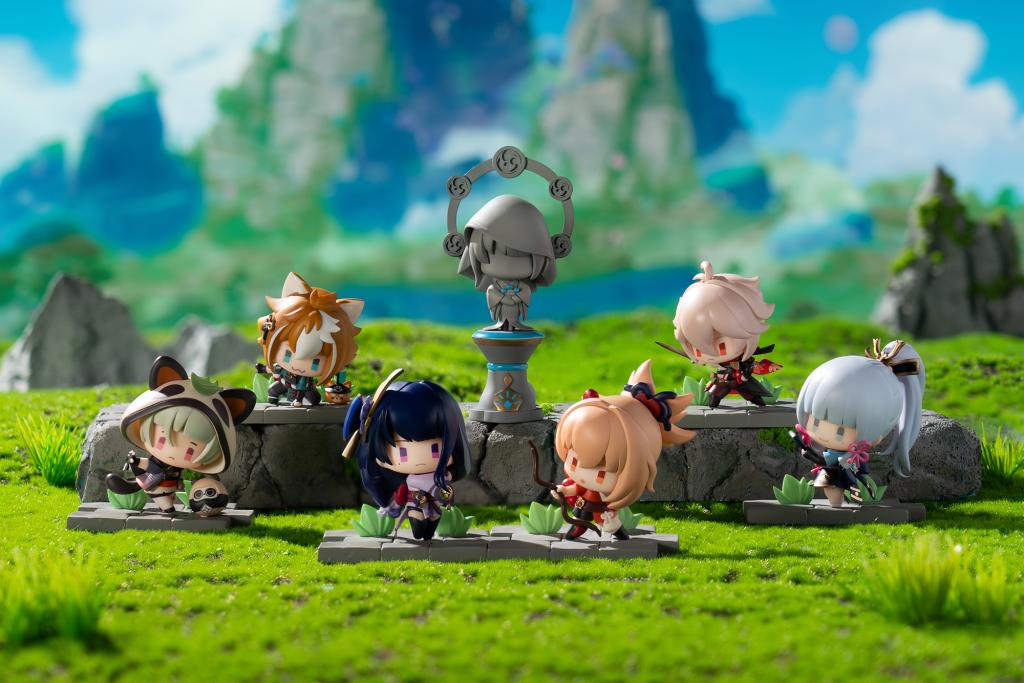 GENSHIN IMPACT - Gallant statues of battlefield - Set 6 Figurine 10cm