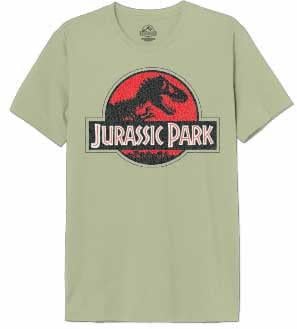 JURASSIC PARK - Grunge logo jurassic - T-Shirt Homme (XL)