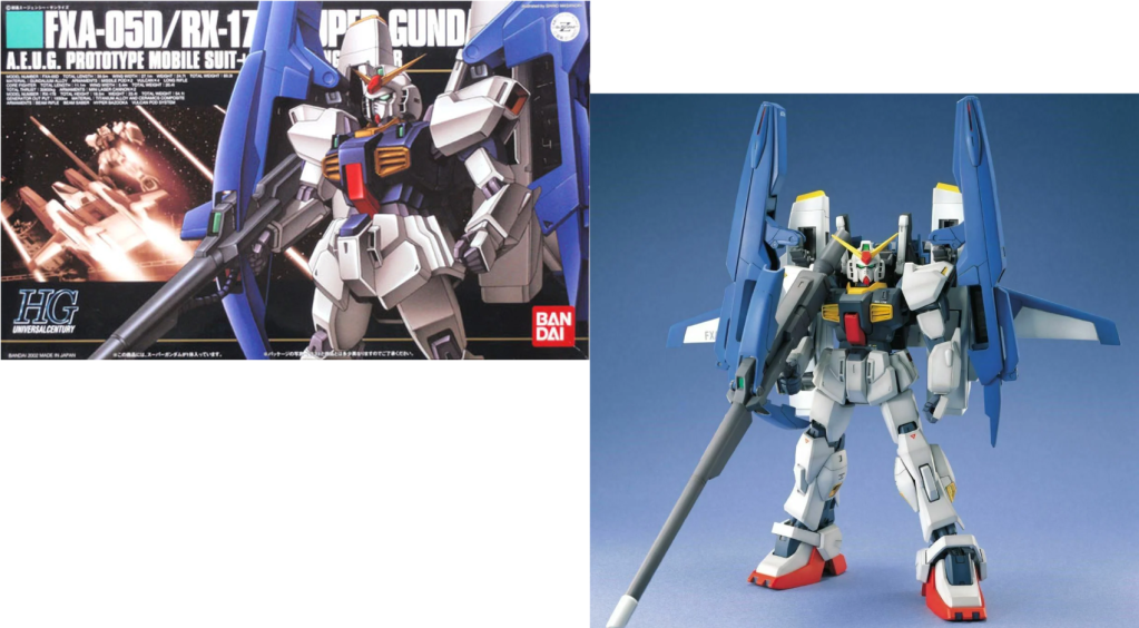 GUNDAM - HGUC - FXA-05D/RX178 Super Gundam 1/144 - Model Kit