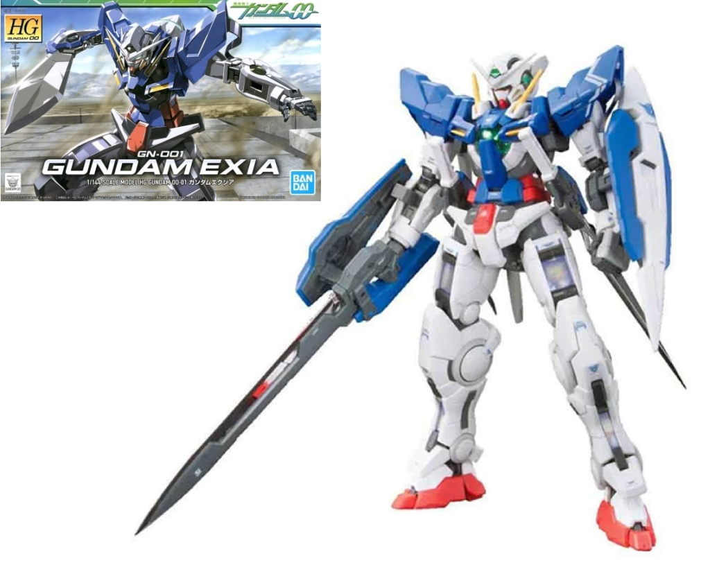 GUNDAM - HG 1/44 EXIA - Model Kit - 13cm