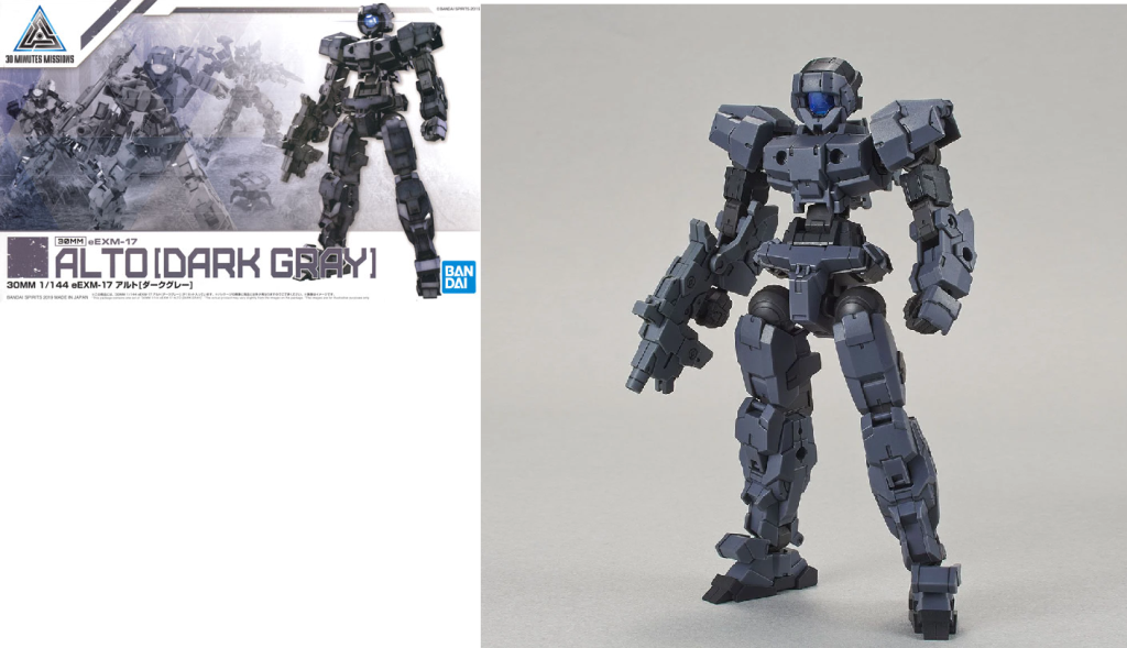 GUNDAM - 30MM eEXM-17 Alto Dark Gray - Model Kit