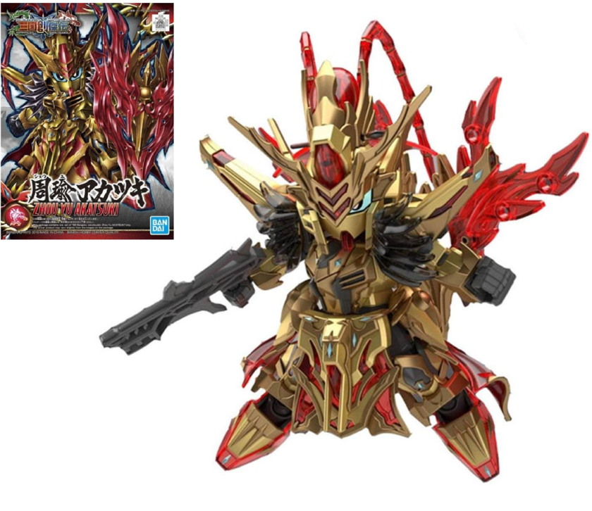 GUNDAM - SD Sangoku Soketsuden Zhou Yu Akatsuki - Model Kit - 8cm