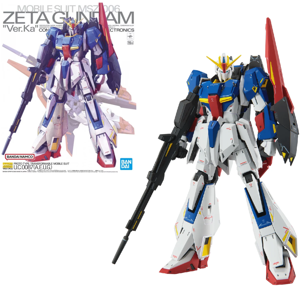 GUNDAM - MG 1/100 ZETA Gundam Ver. Ka - Model Kit