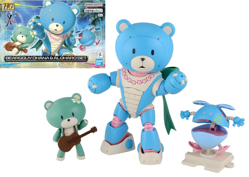 GUNDAM - HG 1/144 Beargguy Ohana & Aloharo Set - Model Kit