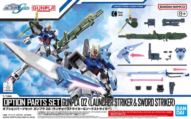 GUNDAM - Option Parts Set Gunpla 2 (Launcher/Sword Striker) -Model Kit