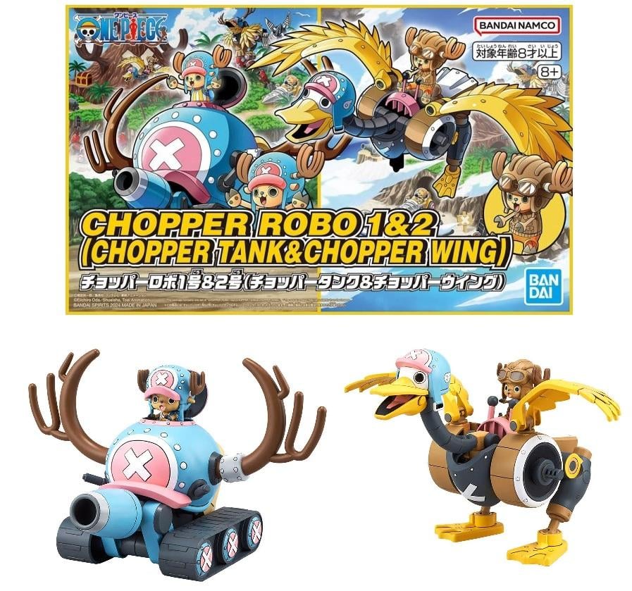 ONE PIECE - Chopper Robot 1&2 (Chopper Tank & Chopper Wing) -Model Kit