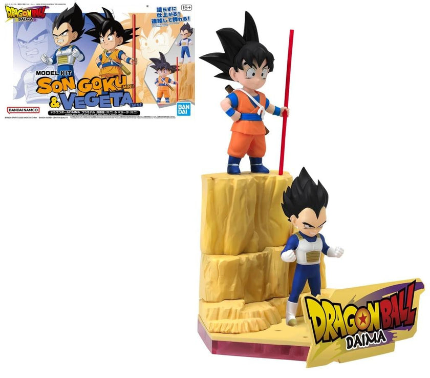 DRAGON BALL DAIMA - Son Goku (Mini) & Vegeta (Mini)  - Model Kit