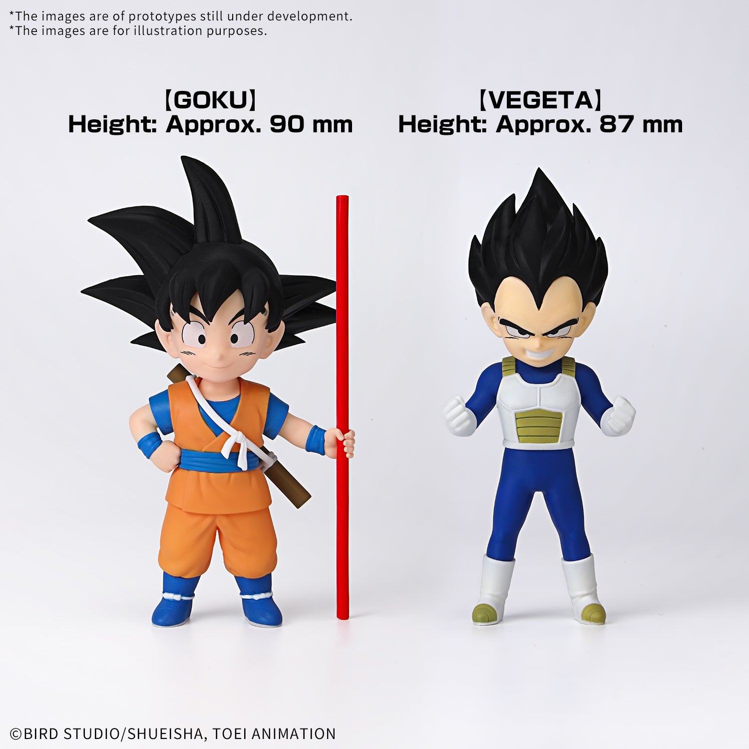 DRAGON BALL DAIMA - Son Goku (Mini) & Vegeta (Mini)  - Model Kit