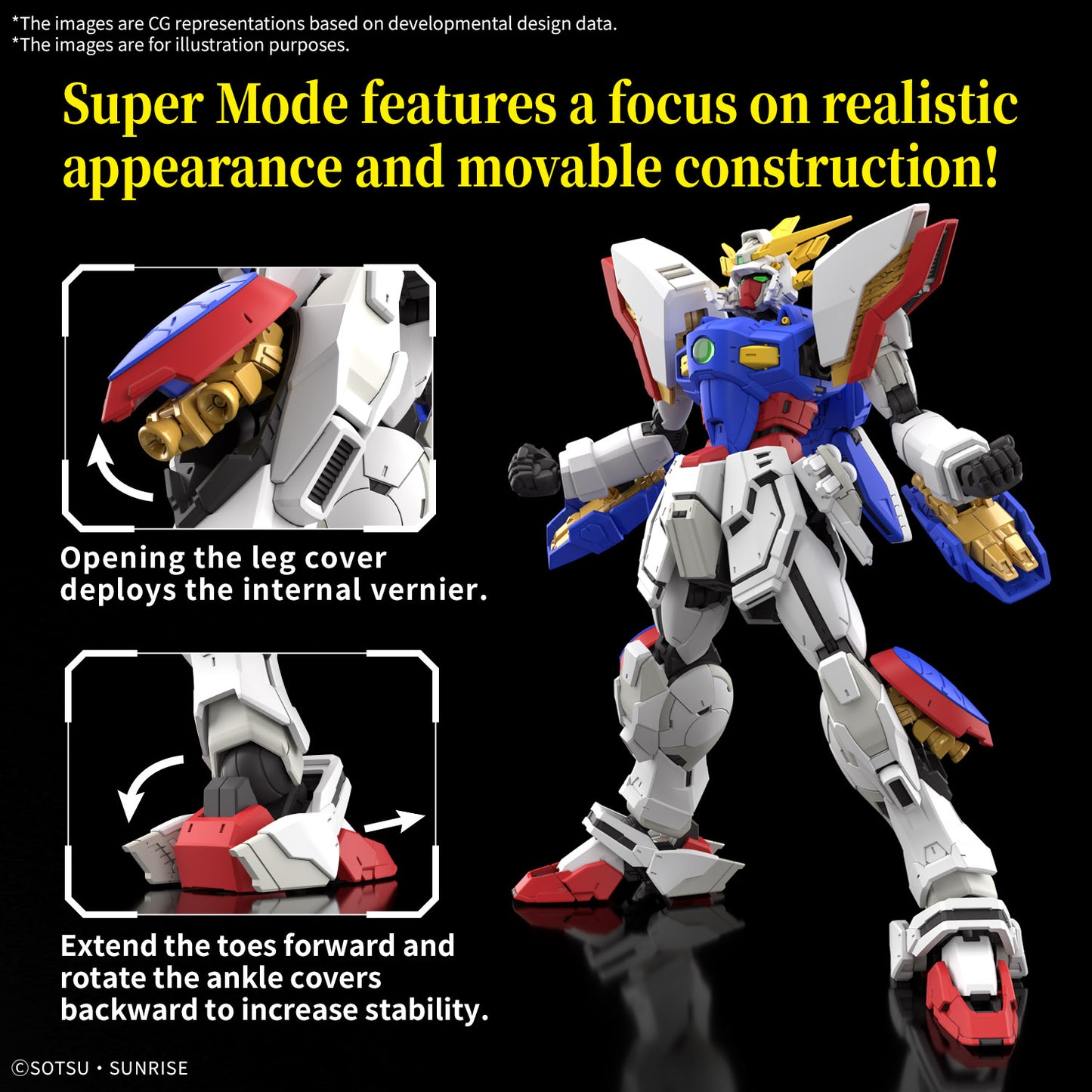 GUNDAM - RG 1/144 Shining Gundam - Model Kit