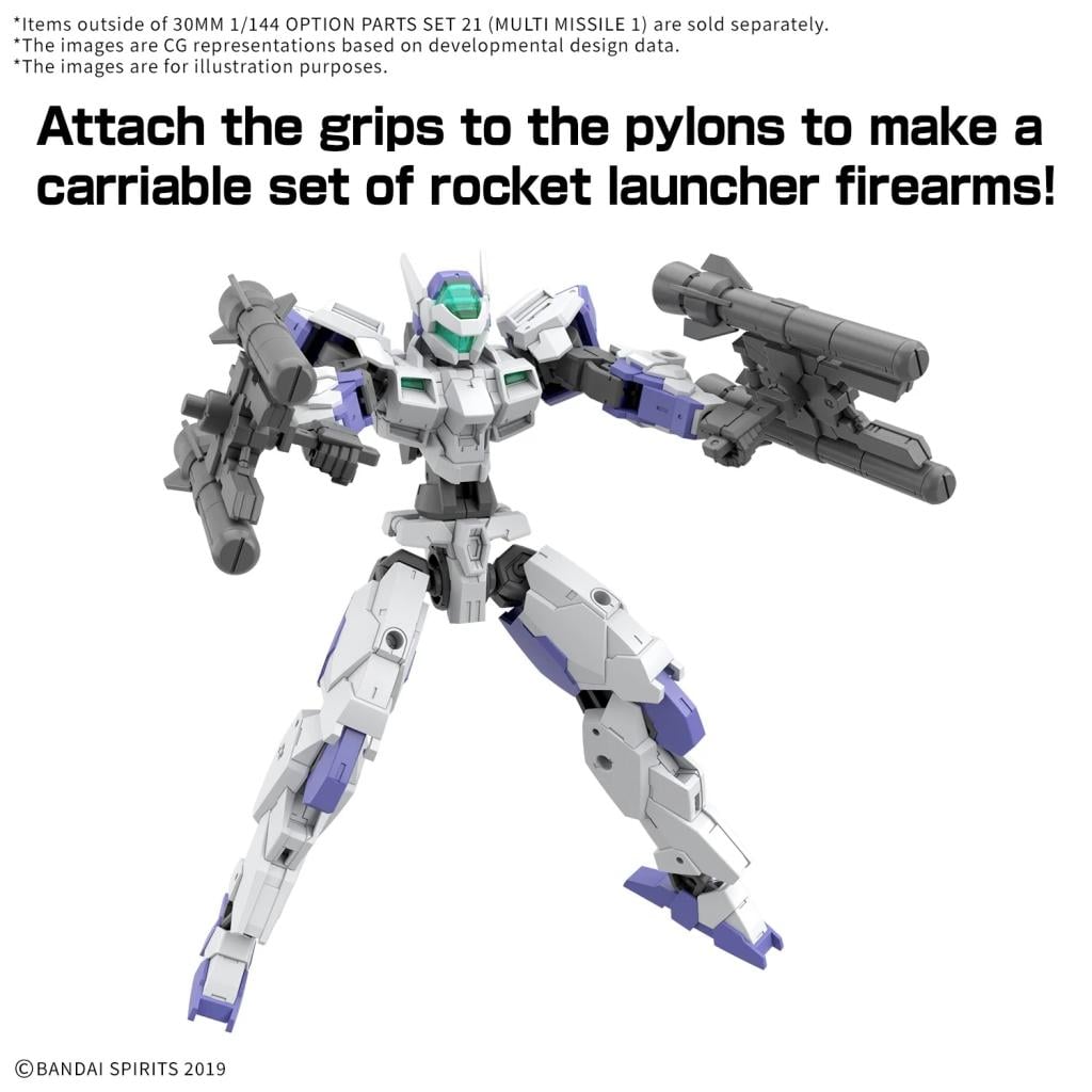 30MM - 1/144 Option Parts set 21 (Multi missile 1) - Model Kit