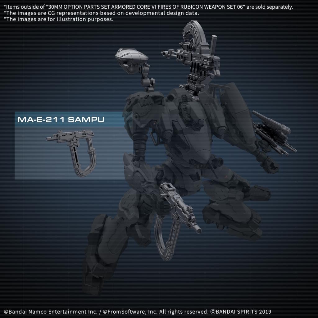 ARMORED CORE VI - 30MM Weapon set 06 - Model Kit