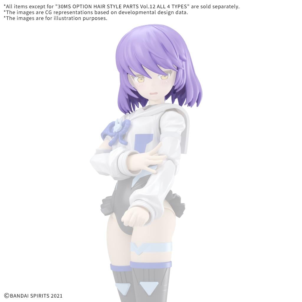 30MS - Option hair style parts vol.12 all 4 types - Model Kit