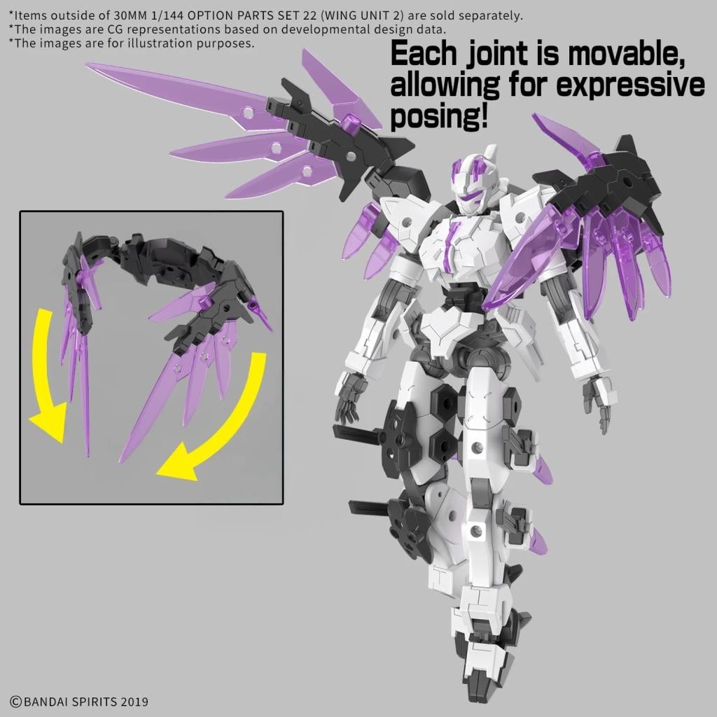 30MM - 1/144 Option parts set 22 (Wing unit 2) - Model Kit