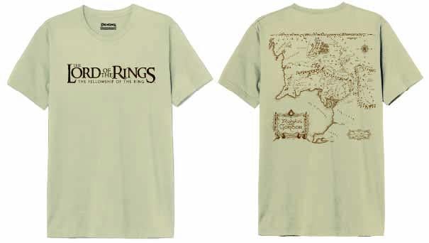 LE SEIGNEUR DES ANNEAUX - Gondor Map - T-Shirt Homme (XL)