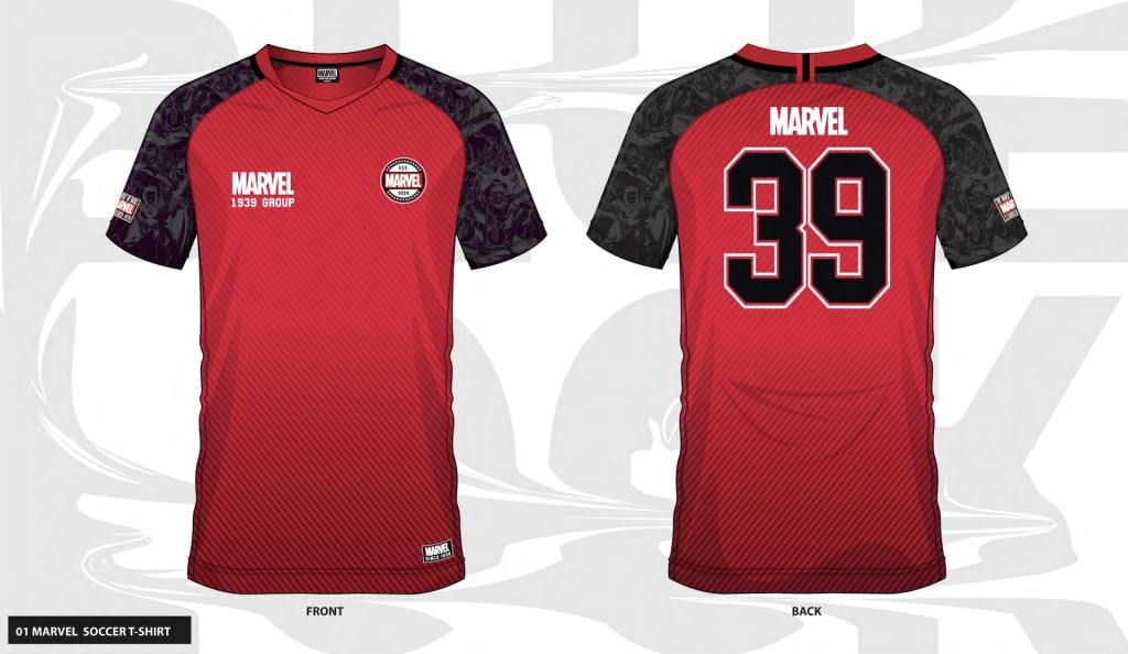 MARVEL - Marvel 1939 Group - Maillot de Foot Homme (XXL)