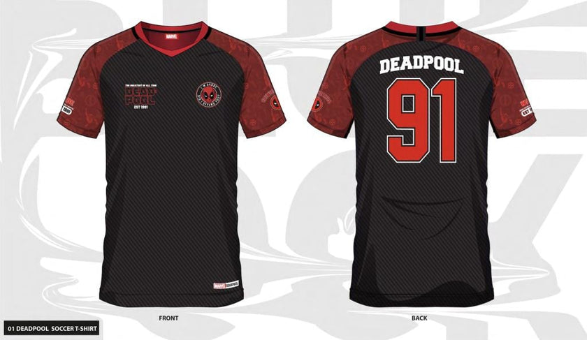 MARVEL - Deadpool 91 - Maillot de Foot Homme (M)