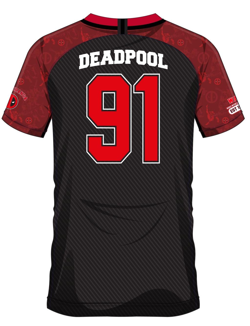 MARVEL - Deadpool 91 - Maillot de Foot Homme (S)