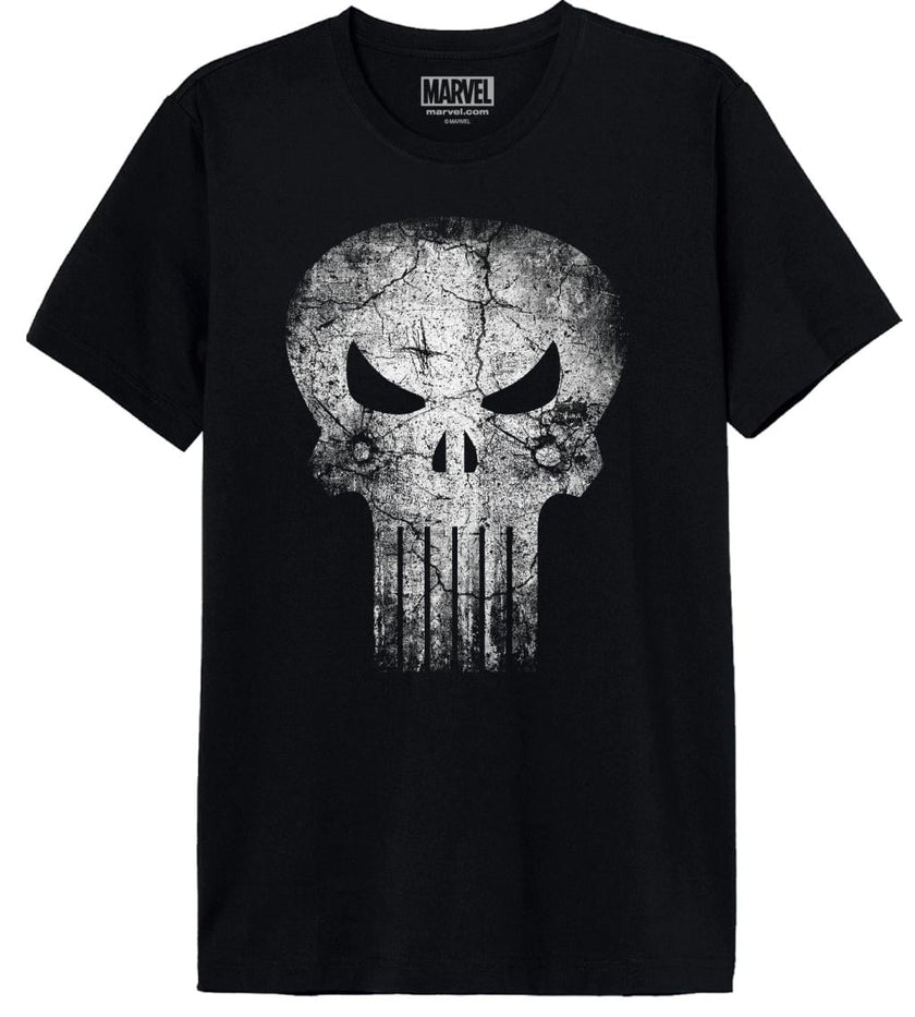 MARVEL - Punisher Skull Distress - T-Shirt Homme (L)