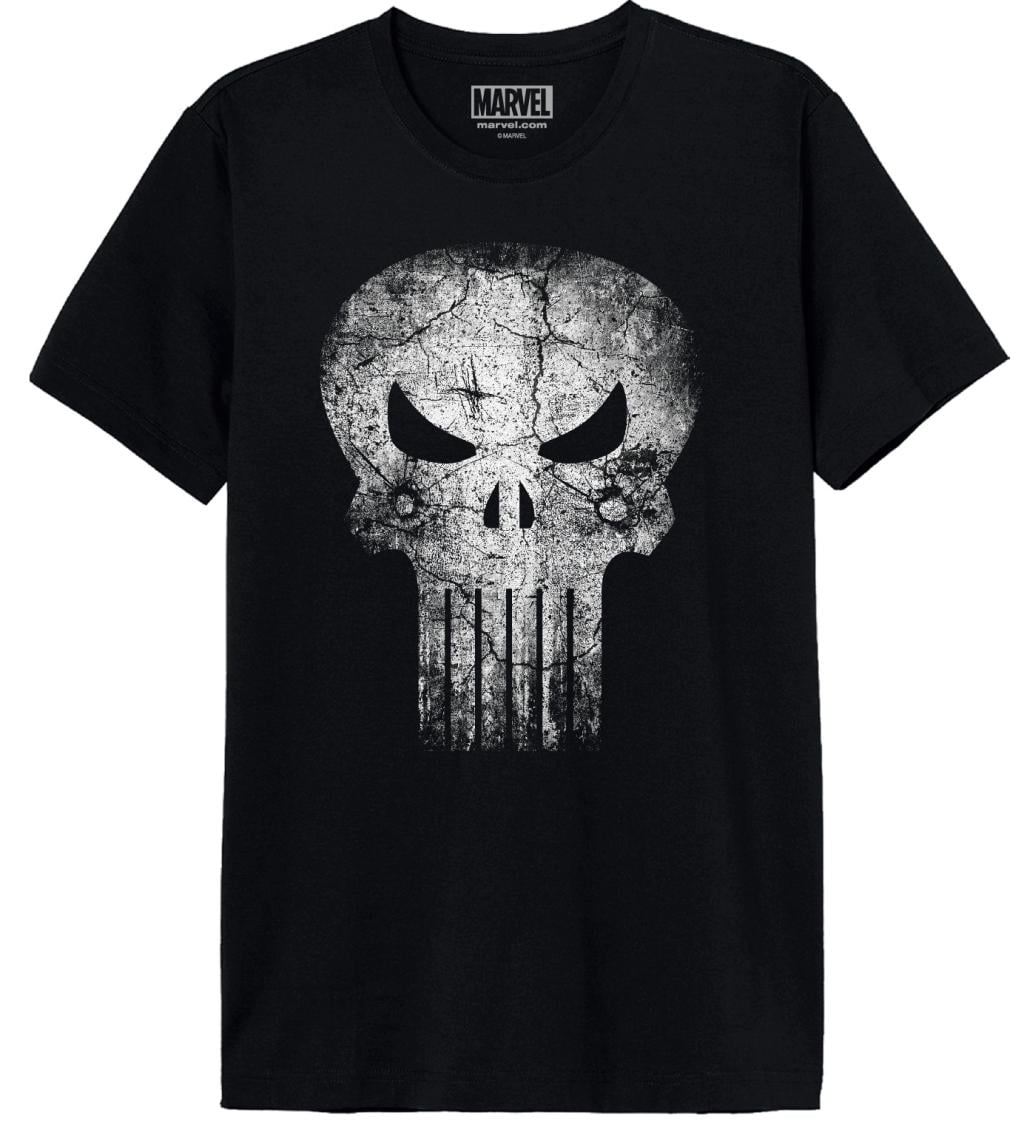 MARVEL - Punisher Skull Distress - T-Shirt Homme (S)