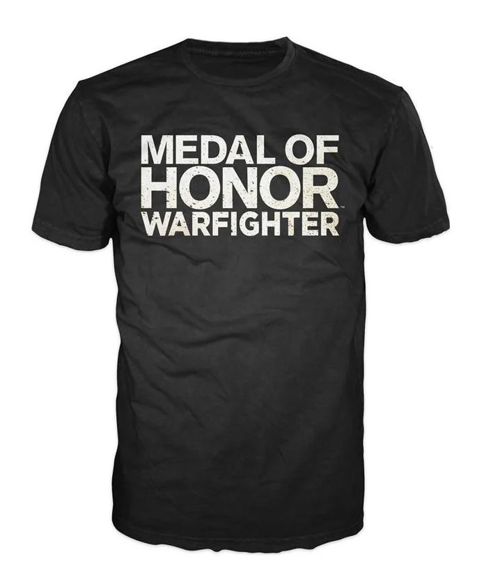 MEDAL OF HONOR WARFIGHTER  - T-Shirt Black - LOGO (S)