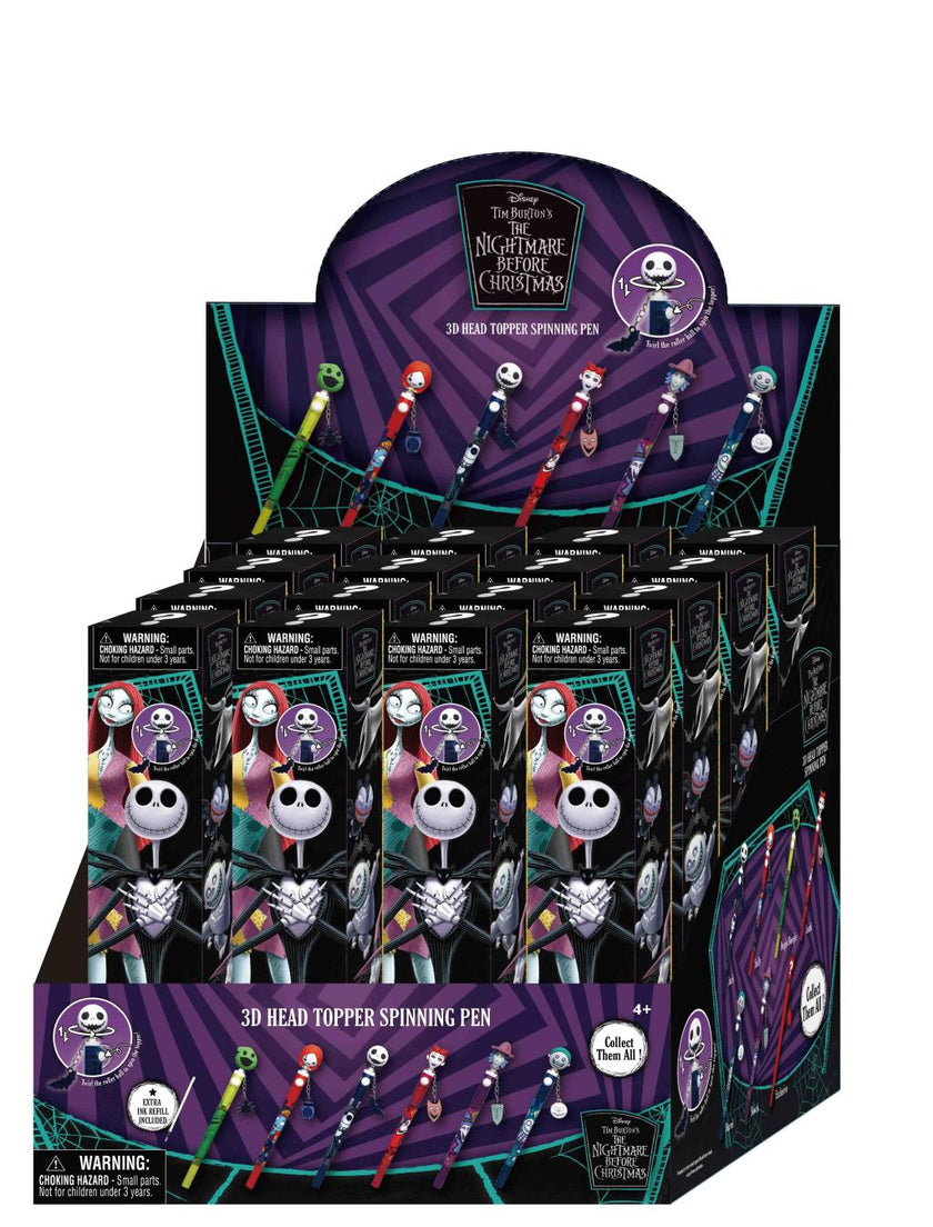 NBX - Stylo rotatif 3D Head Topper (Display de 16 pieces)