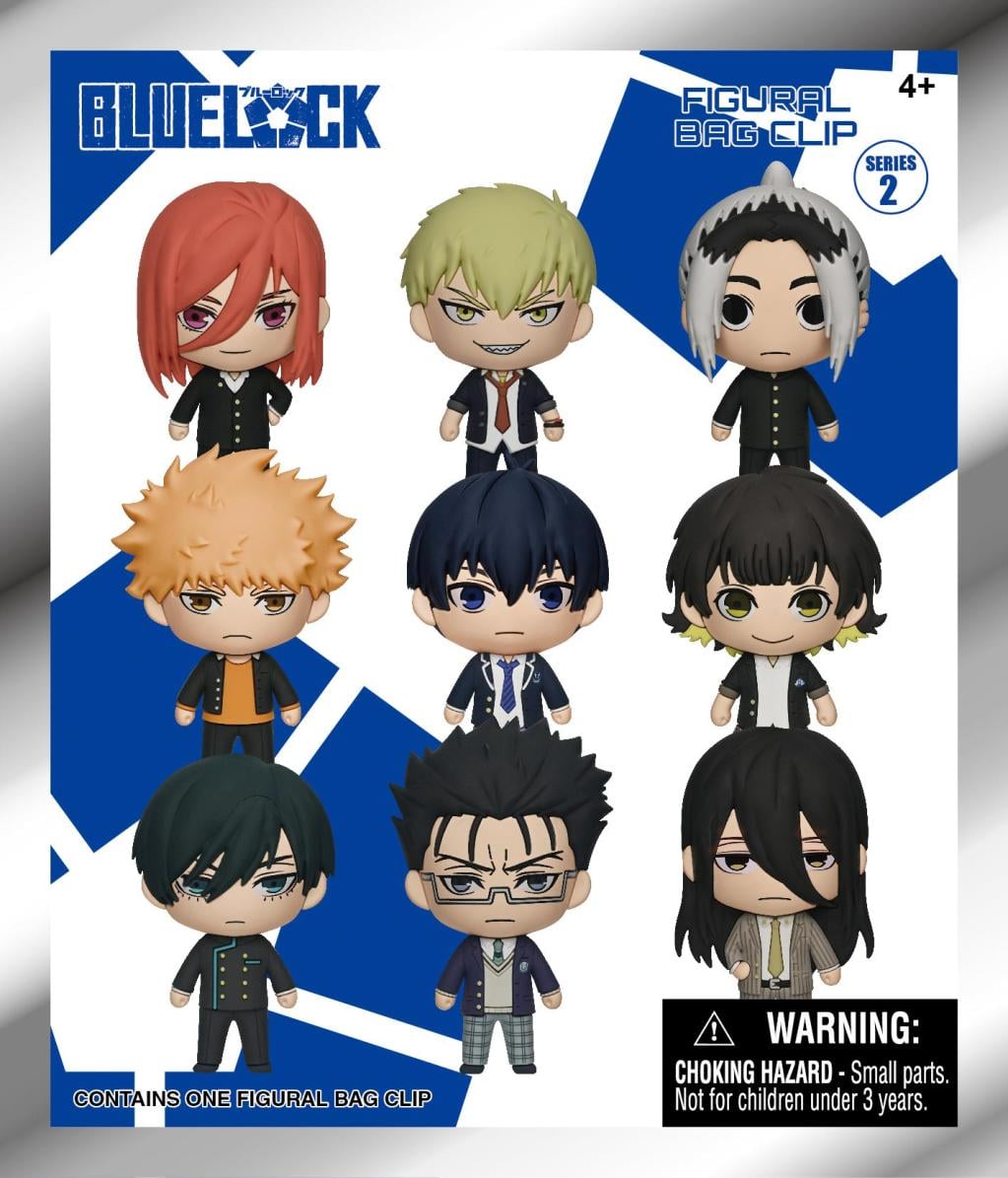 BLUE LOCK - Series 2 - 3D Foam Bag Clip (Display 24 Pcs)