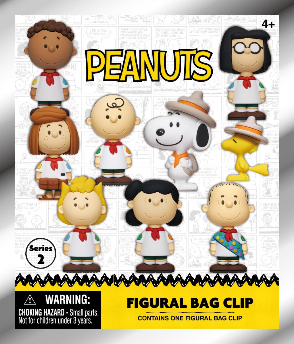 SNOOPY - Series 2 - 3D Foam Bag Clip (Display 24 Pcs)