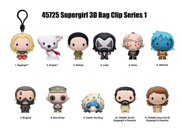SUPER GIRL MOVIE - Series 1 - 3D Foam Bag Clip (Display 24 Pcs)