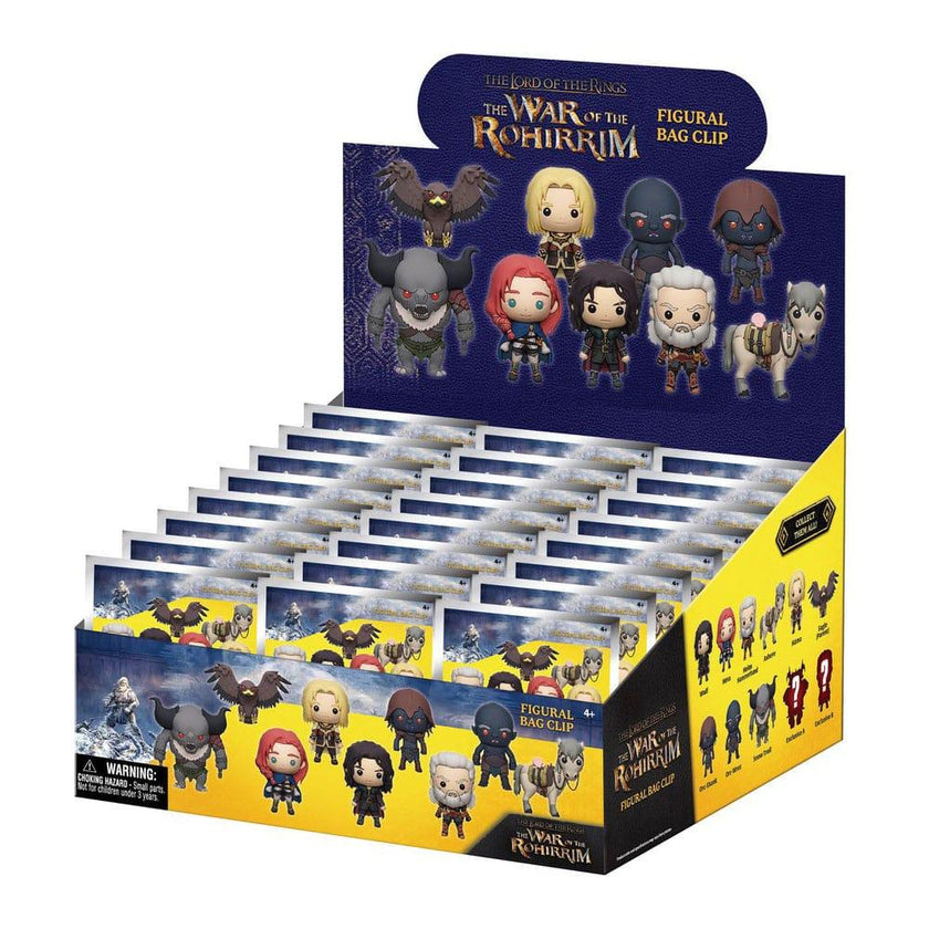 SEIGNEUR DES ANNAUX GUERRE ROHIRRIM -3D Foam Bag Clip (Display 24 Pcs)