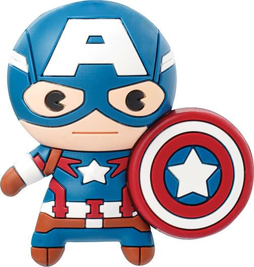 MARVEL CLASSIC - Captain America - Aimant à collectionner en mousse 3D