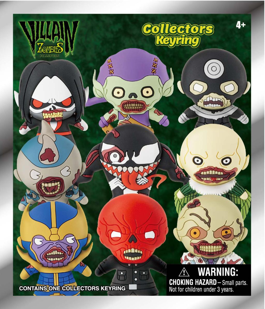 MARVEL ZOMBIES - Series 1 - 3D Foam Bag Clip (Display 24 Pcs)